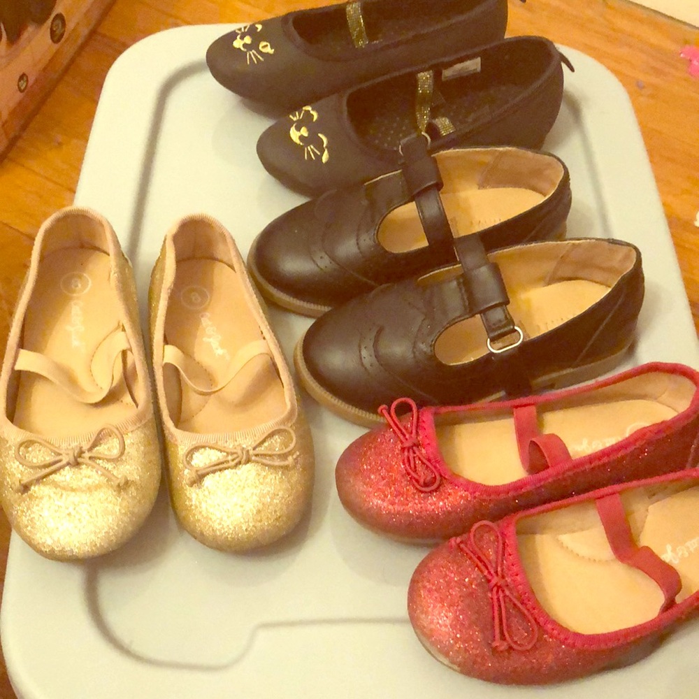Toddler size 8 dress shoe lot Girl